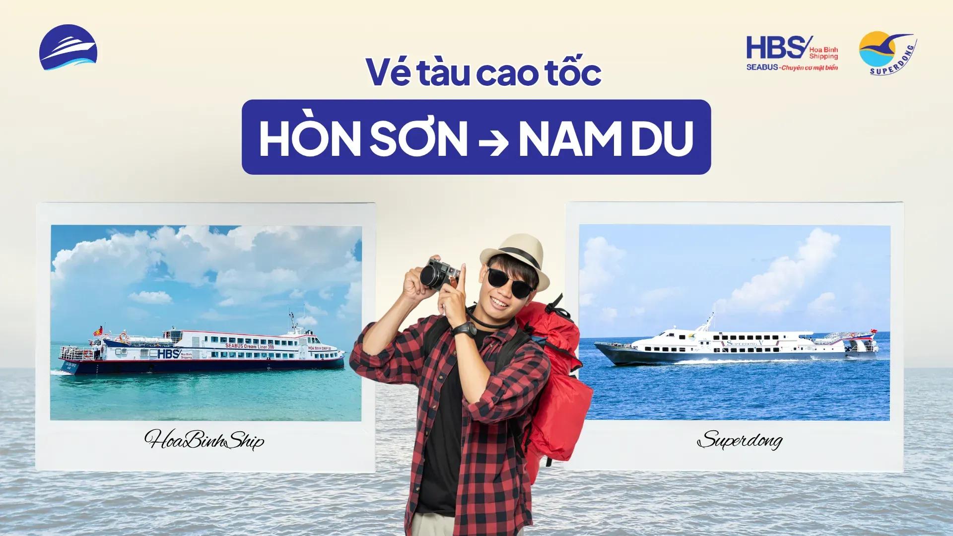 Vé tàu Hòn Sơn Nam Du